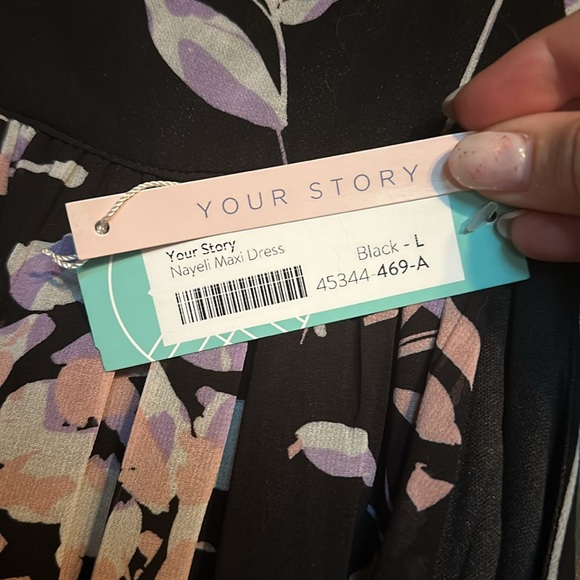 NWT Your Story Nayeli Maxi Dress - Picture 2 of 4